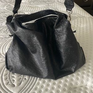 Large Furla ostrich bag